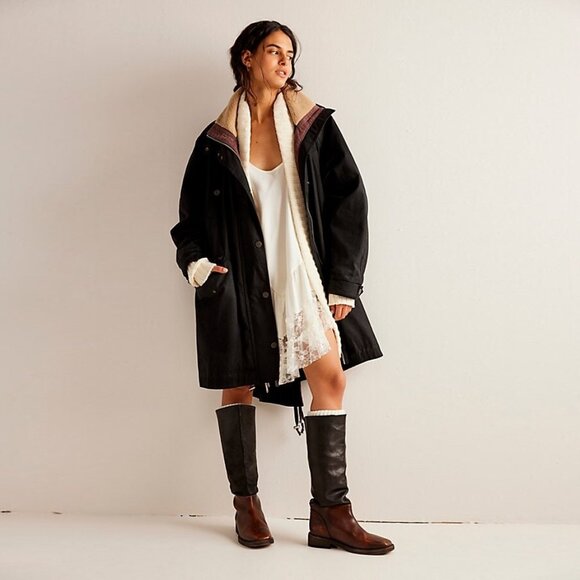 ✨HP✨Free People Juki Waxed Parka NWT - Picture 4 of 12